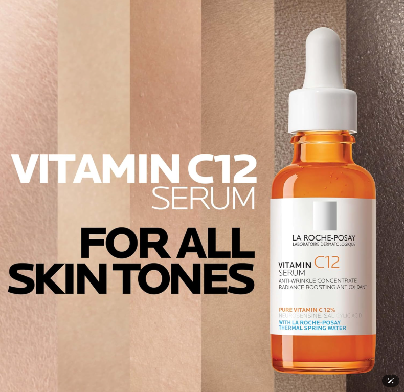 La Roche Posay 12% Pure Vitamin C Anti-Aging Face Serum For All Skin Types 30ml