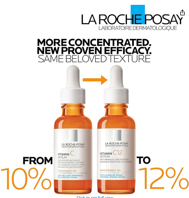 La Roche Posay 12% Pure Vitamin C Anti-Aging Face Serum For All Skin Types 30ml