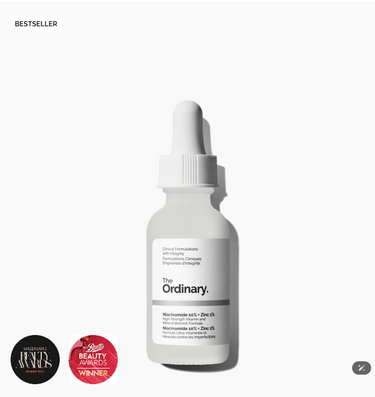 THE ORDINARY Edition Niacinamide 10% + Zinc 1% | 30 ml, Clear